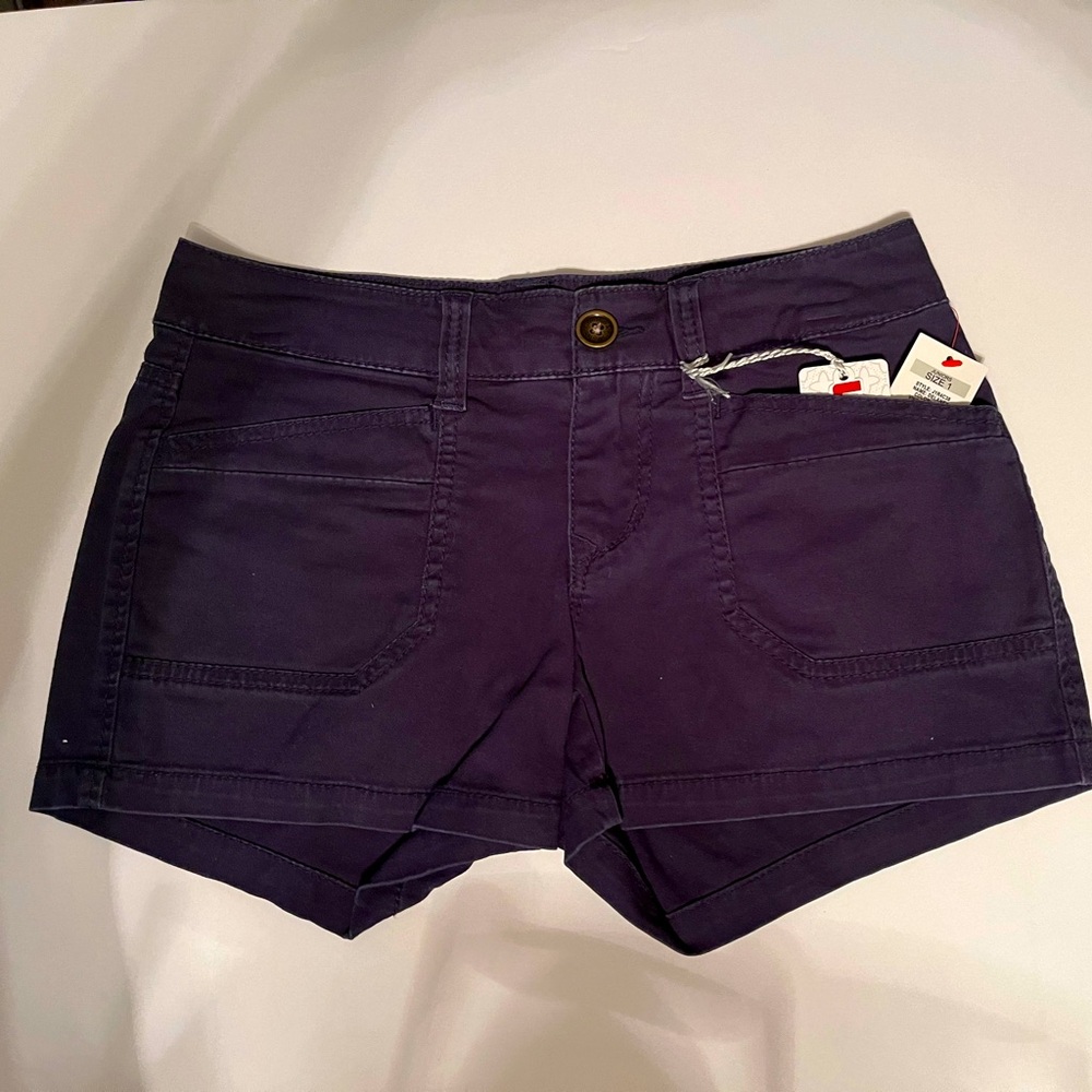 NWT Union Bay Delaney Cargo Shorts in Vintage Indigo Size 1